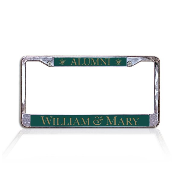 William & Mary Alumni Metal License Plate Frame (Officially Licensed Product) - Picture 1 of 3